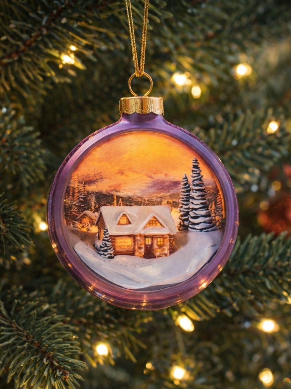 Vintage 1997 Hallmark Keepsake Ornament – Thomas Kinkade Painter of Light